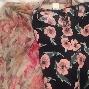 2 maxi dresses for fall! Zara and H&M